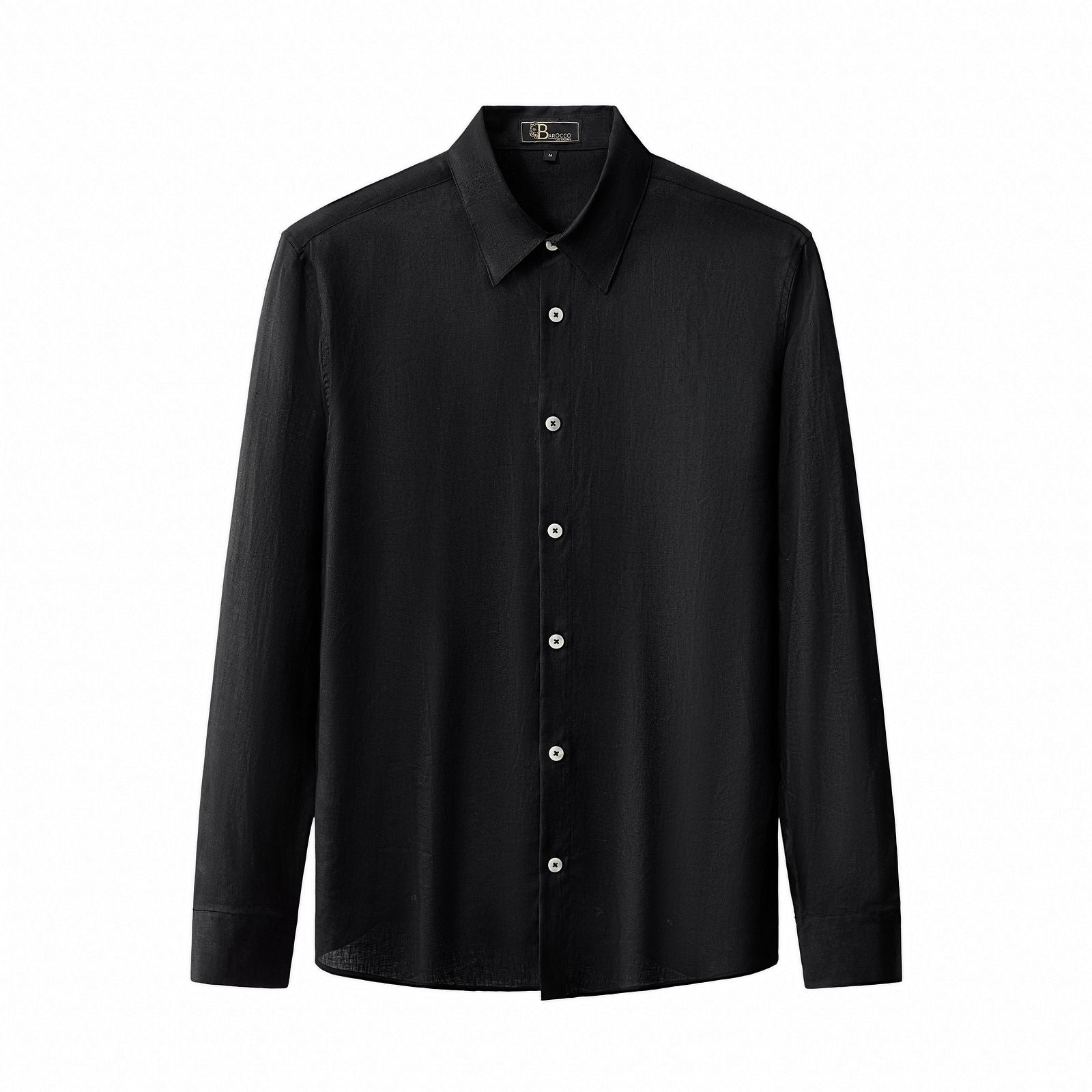 Capri Linen Shirt Black