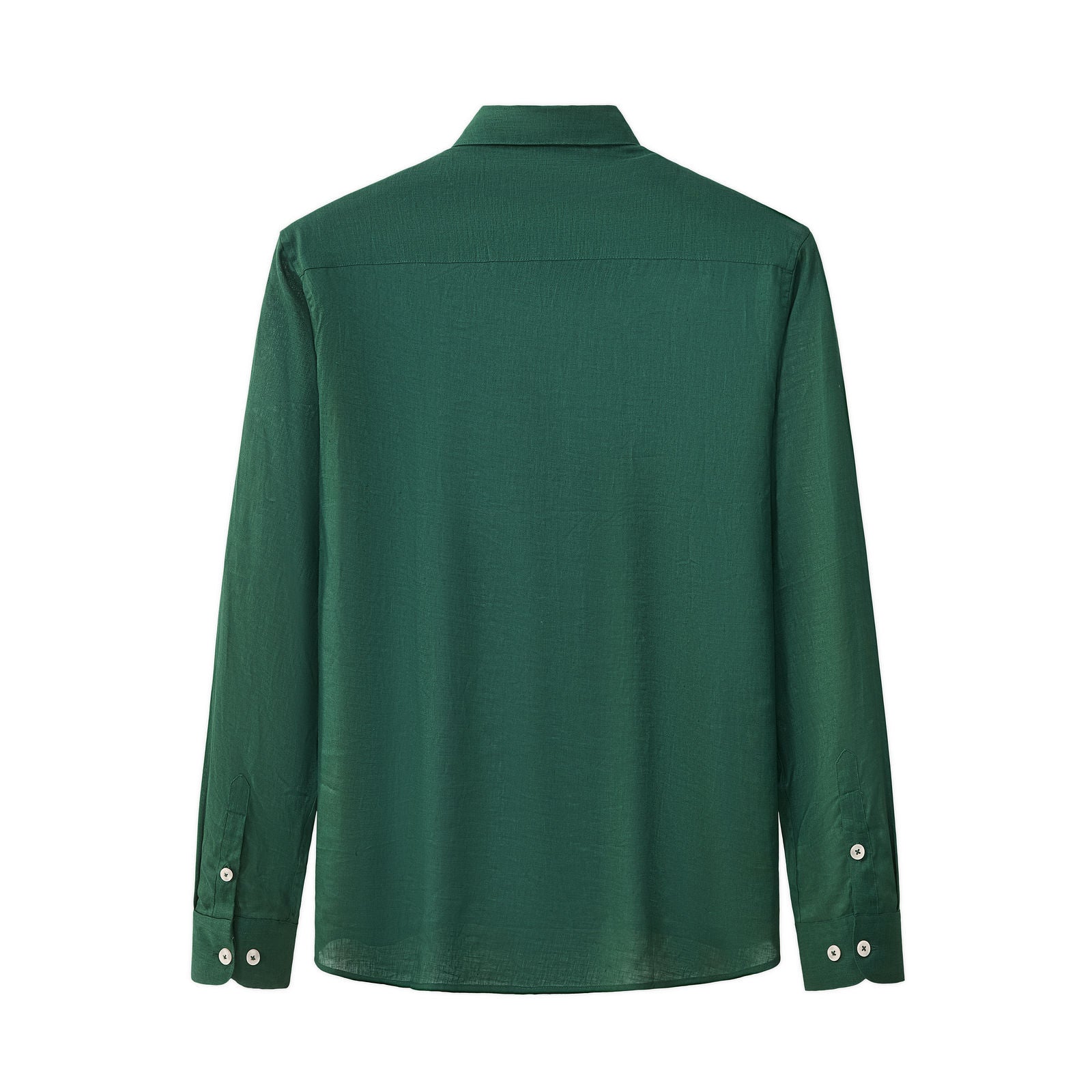 Capri Linen Shirt HUNTER GREEN Capri Linen Shirt HUNTER GREEN