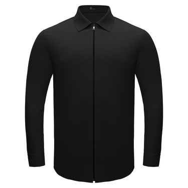 Zenith Zip Shirt BLACK