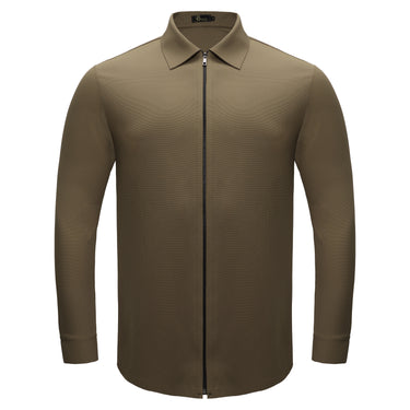 Zenith Zip Shirt KHAKI