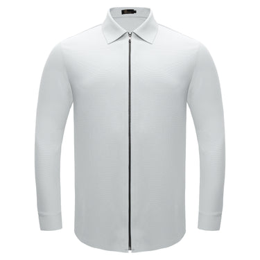 Zenith Zip Shirt WHITE