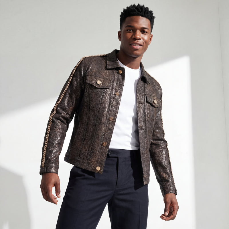 Embellish Edge BLACK/GOLD