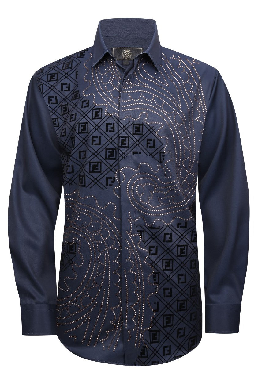 Patterned Prestige NAVY