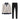 Imperial Stripe Knit Polo LS + Style Essential Pant  IVORY/BLACK