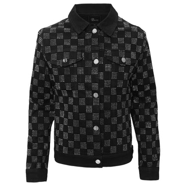 Dazzle Check BLACK/SILVER - Barocco