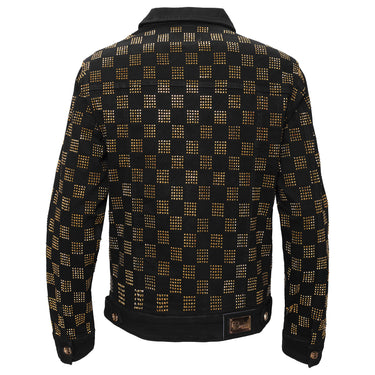 Dazzle Check BLACK/GOLD - Barocco