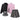 Collage featuring a black glitter jacket, pink dress shirt, leopard print shorts, and a grey tweed bucket hat.