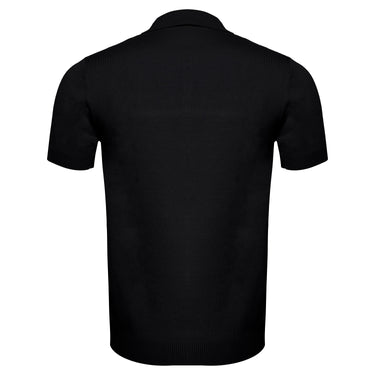 Men's Retro-Inspired Knitted Polo Shirt 