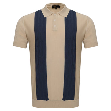 Men's Retro-Inspired Knitted Polo Shirt 