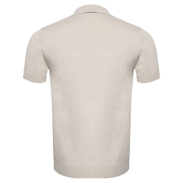 Men's Retro-Inspired Knitted Polo Shirt 