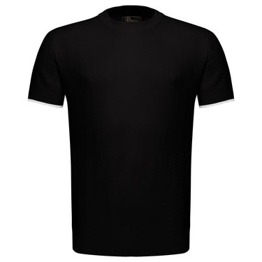 Barocco BreezeKnit Tee BLACK