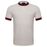 Elite Contrast Ribbed Tee WHITE