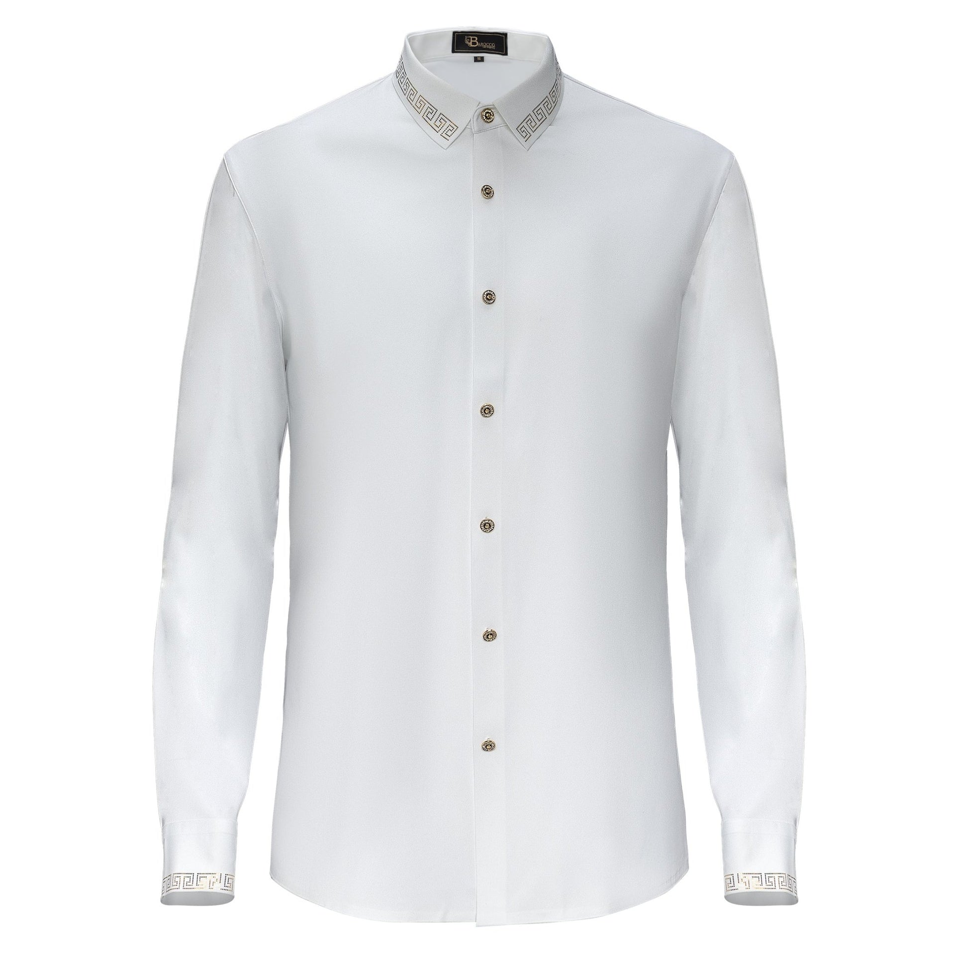 Barocco Alpha Attire White/Gold - White/Gold / 5XL Barocco Alpha Attire White/Gold - White/Gold / 5XL