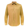 Barocco Luxe Satin Stretch Shirt GOLD - Barocco