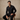 Crystal Geo Trim Shirt BLACK/BLACK – B379 – product view 2