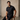 Perforated Shoulder Performance Polo BLACK – PS816 – product view 2