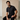 Barocco Embossed Placket Performance Polo black, style BSP628, product view 2
