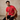 Imperial Leopard Crystal SS Shirt RED